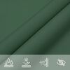 vidaXL Sunshade Sail Oxford Fabric Rectangular 6x8 m Dark Green