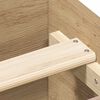 vidaXL Bed Frame without Mattress Artisan Oak 120x200cm Engineered Wood