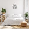 Homemania Wall Decoration Lion 40x50 cm Steel Black