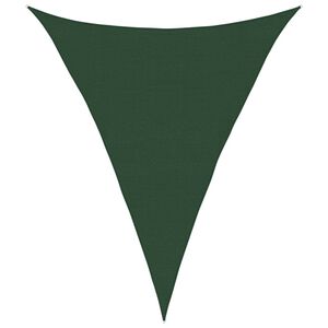 vidaXL Sunshade Sail 160 g/m&sup2; Dark Green 4x5x5 m HDPE