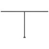vidaXL Freestanding Manual Retractable Awning 400x300 cm Blue/White