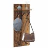 vidaXL Wall-Mounted Coat Rack Old Wood 40 x 10 x 90 cm Engineered wood