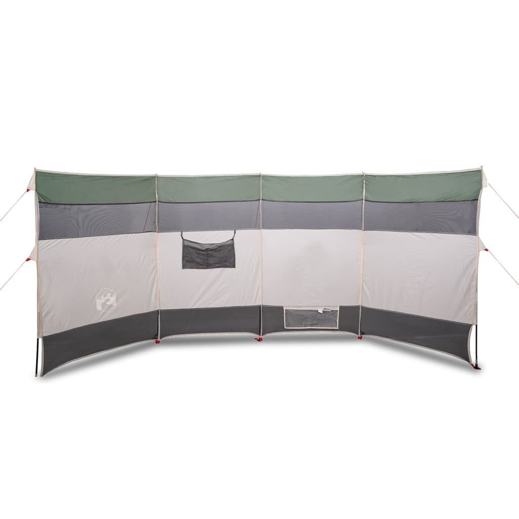 vidaXL Camping Windbreak Green 366x152x152 cm Waterproof vidaXL