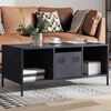 vidaXL Coffee Table Anthracite 101.5x50x43.5 cm Cold-rolled Steel
