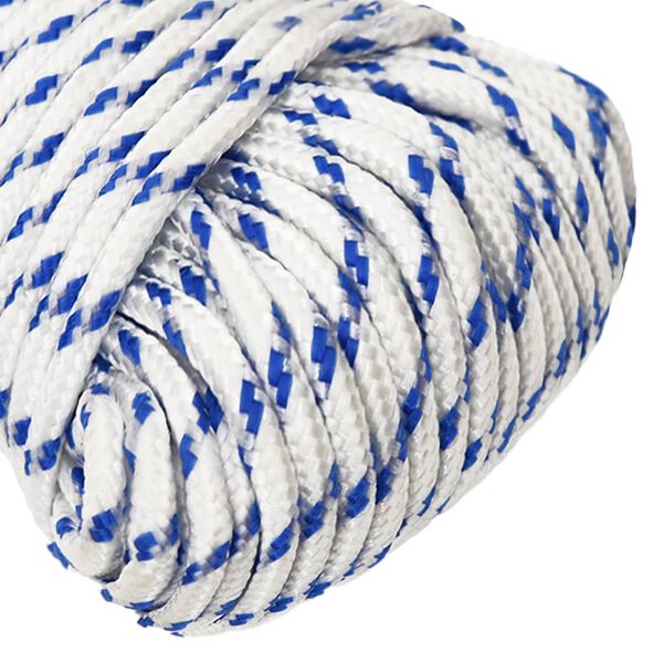 vidaXL Boat Rope White 5 mm 500 m Polypropylene