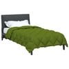 vidaXL Winter Duvet Green 200 x 135 cm Microfiber