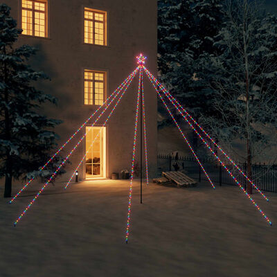 vidaXL Christmas Tree Lights Indoor Outdoor 800 LEDs Colourful 5 m