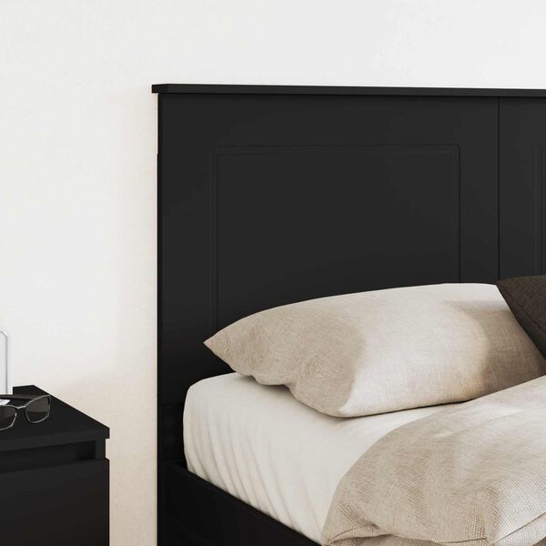 vidaXL Headboard Black Oak 160 cm Engineered Wood