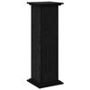 vidaXL Display Stand Black Oak 31 x 30 x 90 cm Engineered wood