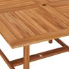 vidaXL Garden Dining Table 110x110x75 cm Solid Wood Teak