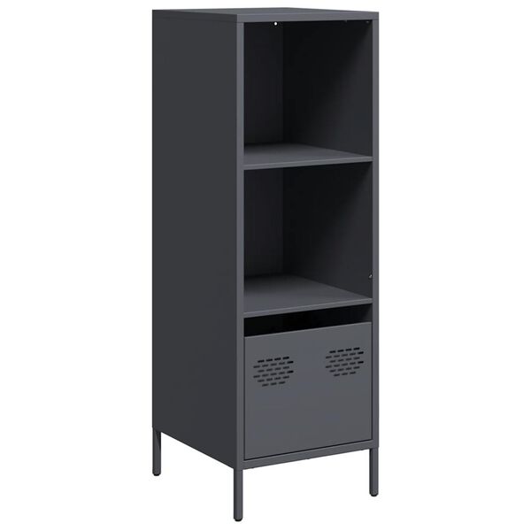 vidaXL Highboard Anthracite 35x39x103.5 cm Steel