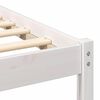 vidaXL Bed Frame with Headboard White 80 x 200 cm Solid Pine Wood