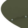 vidaXL suitable for Flat Tree Rings 5 pcs Olive green &Oslash;40 / 70 cm Steel