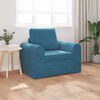 vidaXL Sofa Bed Blue 98 x 71 x 83 cm Velvet
