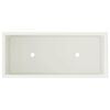 vidaXL Raised Garden Planter White 60 x 26 x 48 cm Steel