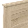 vidaXL Headboard with Headboard Sonoma Oak 75 cm Engineered wood