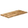 vidaXL Table Top Live Edge 120x60x3.8 cm Solid Wood Rough Mango