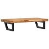 vidaXL Basin Shelf Wall Mounted Steel and Solid Wood Acacia