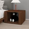 vidaXL Bedside Table Brown Oak 57x55x36 cm Engineered Wood