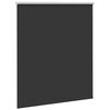 vidaXL Roller Blind Blackout Black 140x150 cm Fabric Width 136.6 cm Polyester