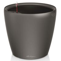 LECHUZA Planter Classico 28 LS ALL-IN-ONE Charcoal Metallic 16043