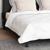 vidaXL Duvet Set with Pillow 3 pcs White Microfiber and Down Feather