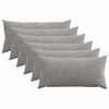 vidaXL Cushion Cover 6 pcs HEERLEN Light Grey 40 x 70 cm Corduroy