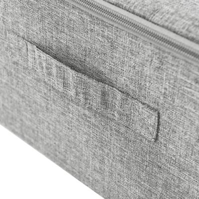 vidaXL Storage Box Fabric 70x40x18 cm Grey