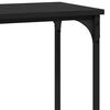 vidaXL Console Table Black oak 101 x 30.5 x 75 cm Engineered wood