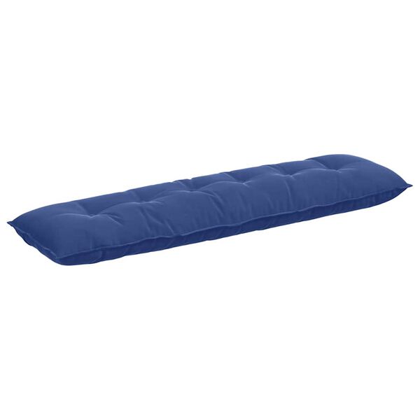 vidaXL Back Pillow Police Blue 180 x 50 cm Corduroy Fabric