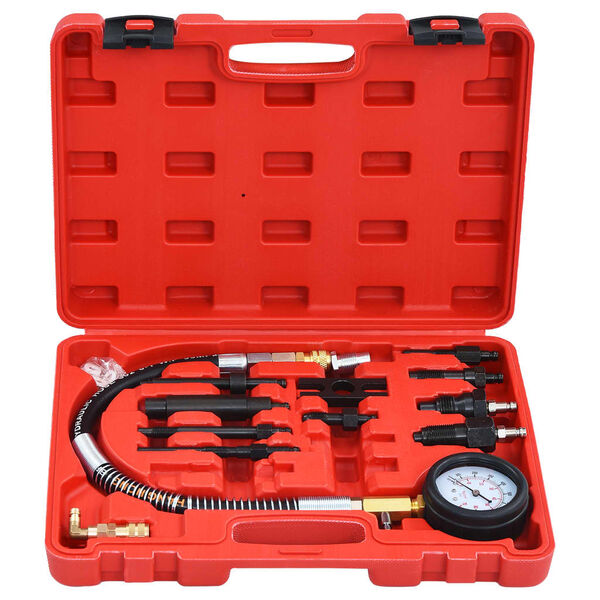 vidaXL 12 Piece Diesel Compression Gauge Test Kit
