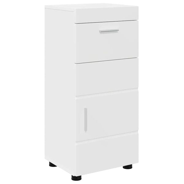 vidaXL Bathroom Cabinet Set with Drawer TULUM White 37 x 31.5 x 82 cm