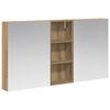 vidaXL Bathroom Cabinet Set 3 pcs 130 x 14.5 x 70 cm Engineered wood