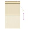 vidaXL Roller Blind with Curtains Manual Nature 80 x 160 cm Bamboo