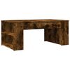 vidaXL Coffee Table Smoked Oak 102x55x42 cm Engineered Wood