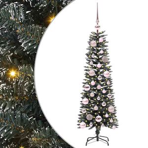 vidaXL Artificial Christmas Tree with 150 LEDs with Stand Green 120 cm