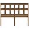 vidaXL Bed Headboard Honey Brown 125.5x4x100 cm Solid Wood Pine