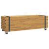 vidaXL Coffee Table 110x45x35 cm Solid Wood Teak