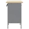 vidaXL Work Cabinet with Drawer 2 pcs Red and Grey 100 x 55 x 85 cm