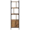 vidaXL Bookcase Old Wood 44.5 x 30 x 154.5 cm Engineered Wood