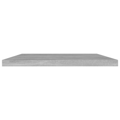 vidaXL Bookshelf Boards 4 pcs Concrete Grey 60x30x1.5 cm Engineered Wood