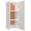 vidaXL Wall Cabinet White 34.5x34x90 cm Engineered Wood