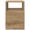 vidaXL End Table Artisan Oak 30.5 x 30 x 45 cm Engineered Wood
