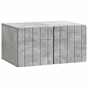 vidaXL Wall-Mounted TV Cabinet 59.5 x 41 x 30 cm Concrete Grey