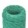 vidaXL Boat Rope Green 2 mm 500 m Polypropylene