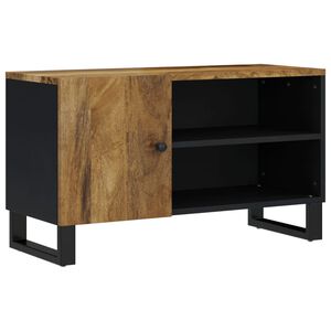 vidaXL TV Cabinet 80x33x46 cm Solid Wood Mango&Engineered Wood