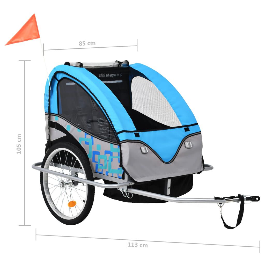 Kidbot 2 in hotsell 1 bicycle trailer