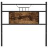 vidaXL Headboard Smoked Oak 80 cm Engineered Wood and Steel