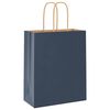 vidaXL Paper Bags 50 pcs with Handles Blue 18x8x22 cm