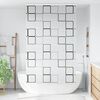 vidaXL Shower Roller Blind with Cassette 140x240 cm Fabric Width 136 cm